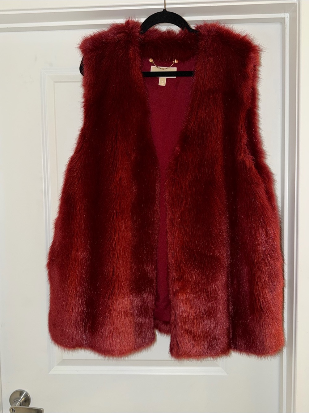 Michael Michael Kors faux-fur open-front vest
